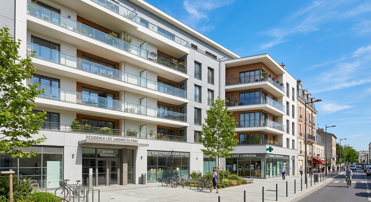 Résidence neuve à Créteil façade moderne et prix immobilier 2025