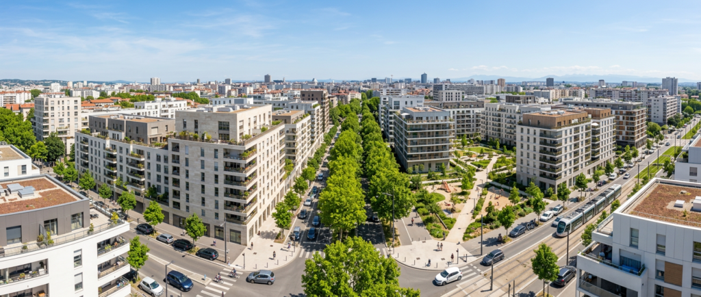 Acheter un appartement neuf à Villeurbanne en 2025 : prix au m², quartiers porteurs et demande locative