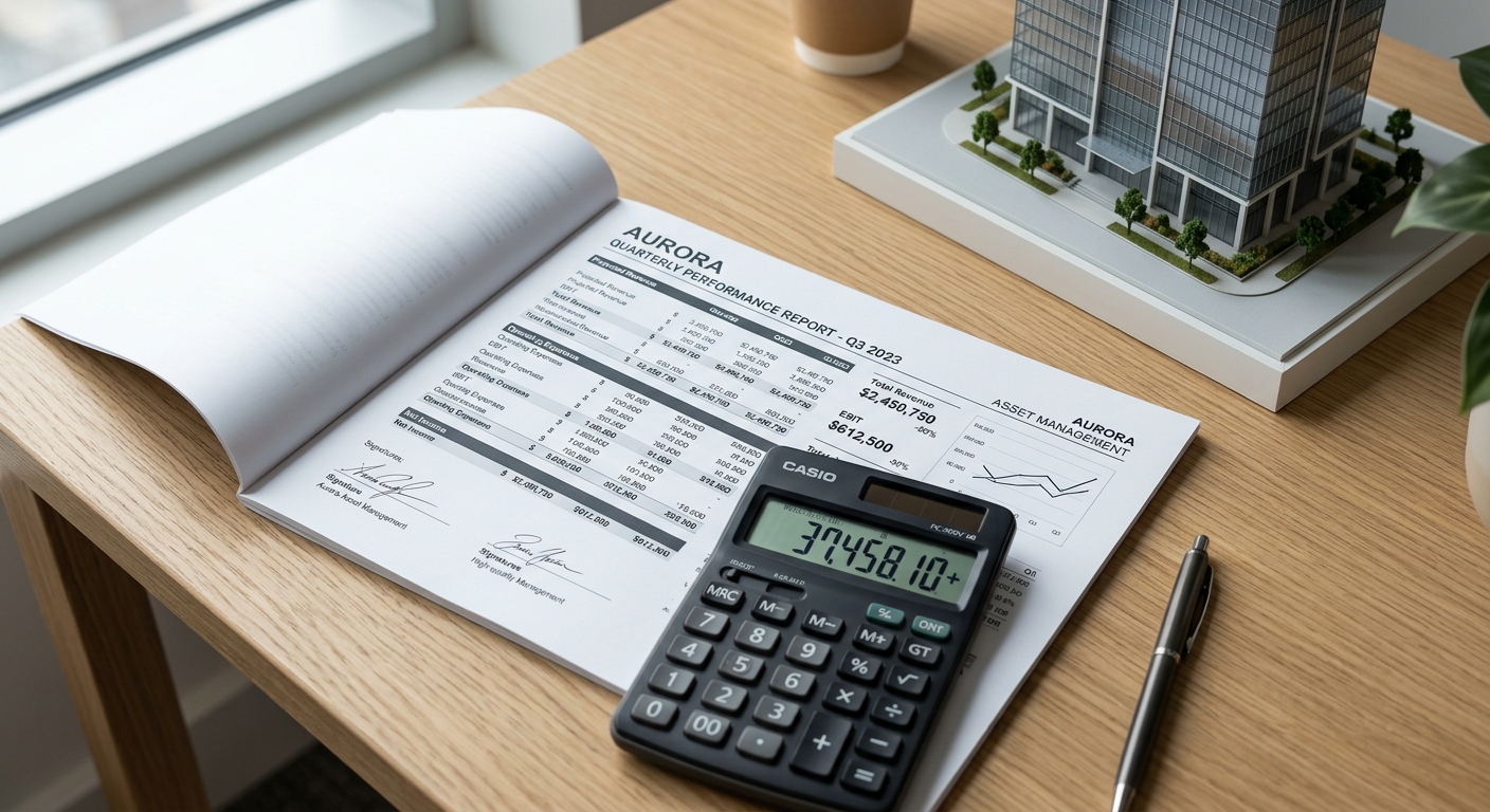 Documents financiers et calculatrice pour un projet d'achat immobilier neuf