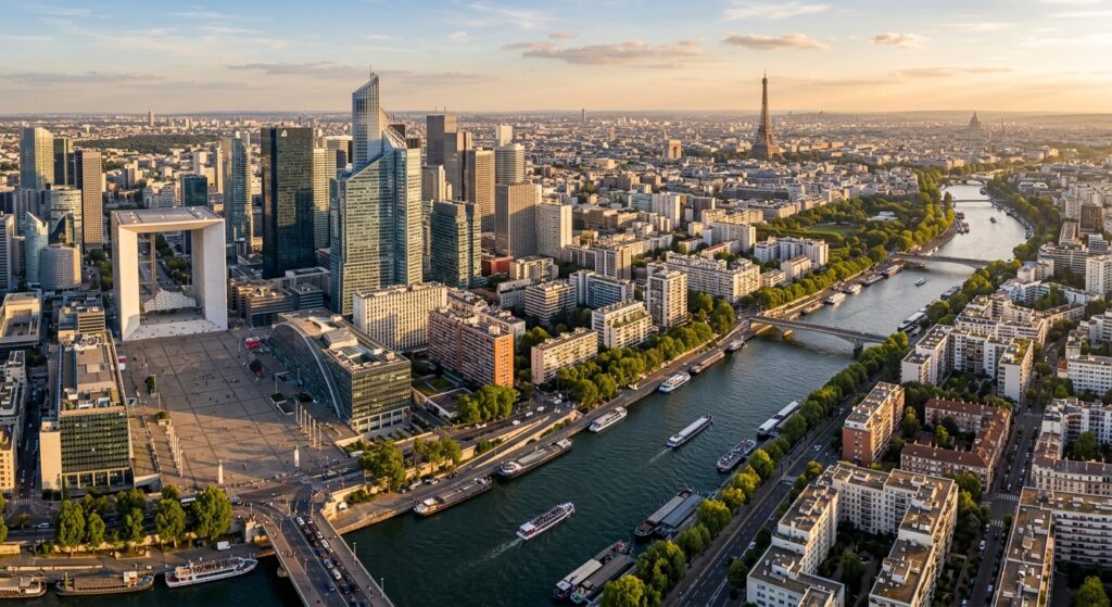 Acheter un appartement neuf à Courbevoie en 2026 : La Défense, bords de Seine et programmes en cours