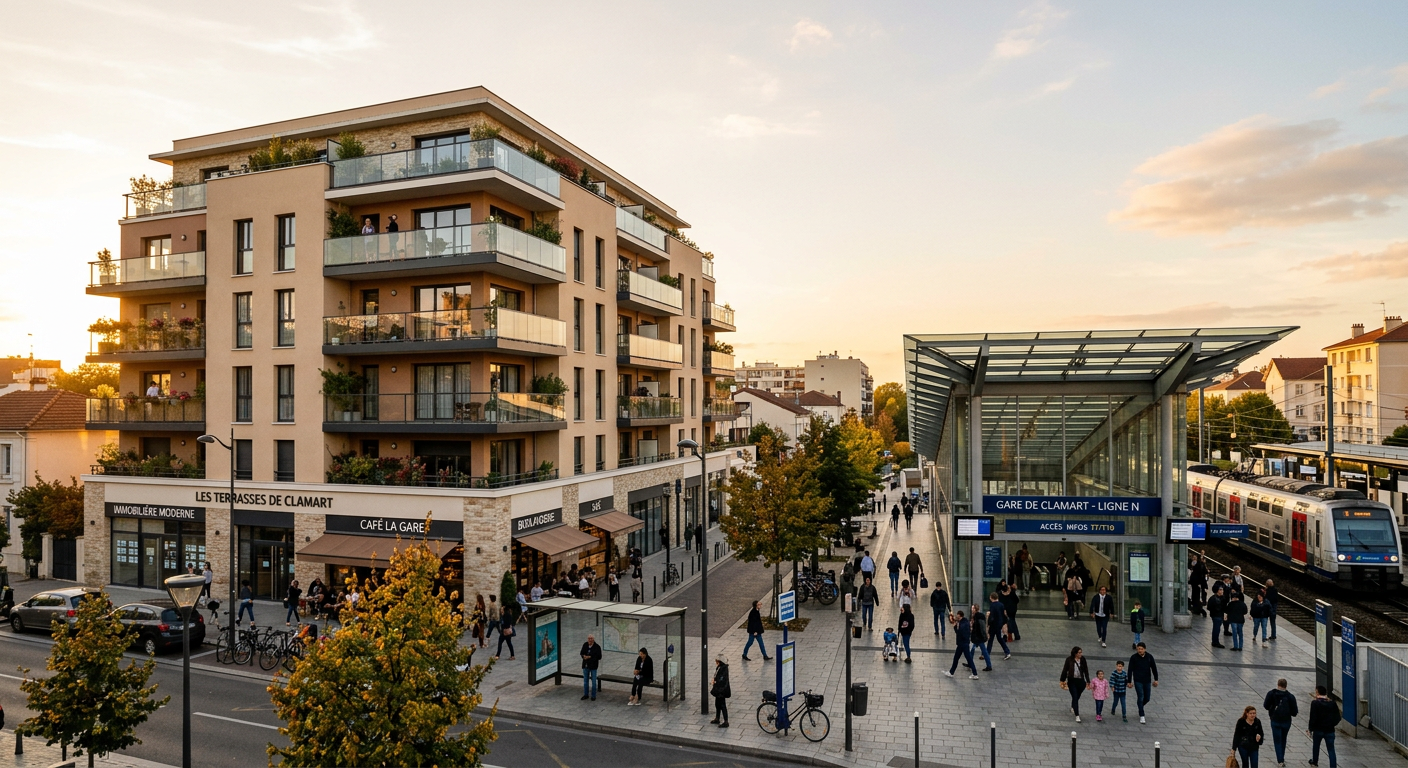 Immeuble neuf près de la gare de Clamart et du Grand Paris Express