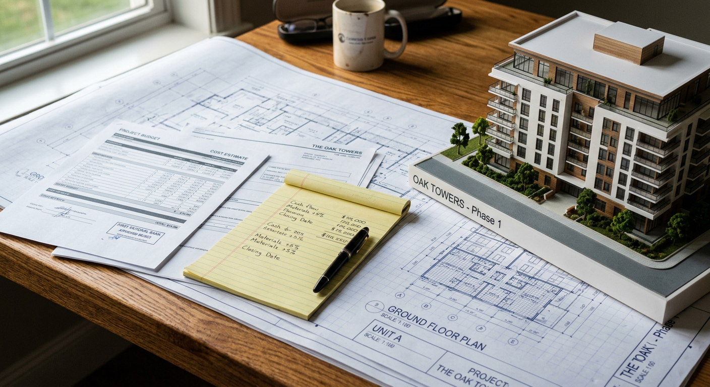 Plans et documents financiers pour investissement immobilier neuf