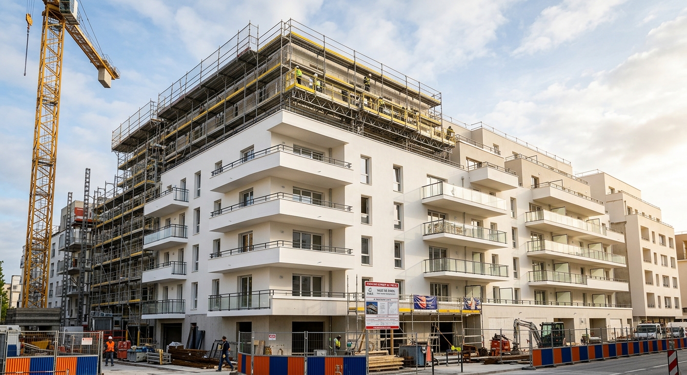 Immeuble neuf en construction éligible au PTZ 2025 en France