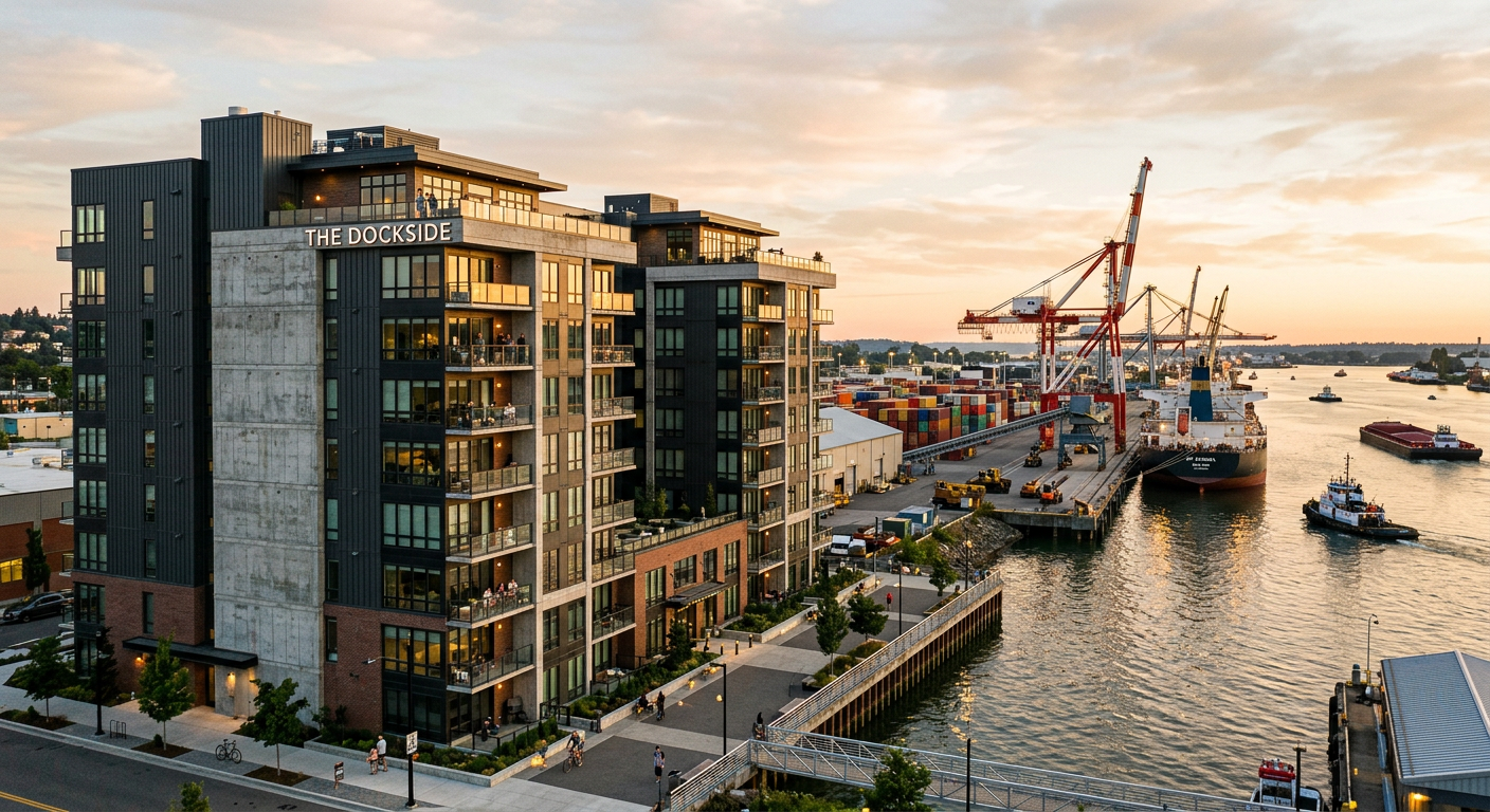 Résidence neuve proche du port de Seine à Gennevilliers