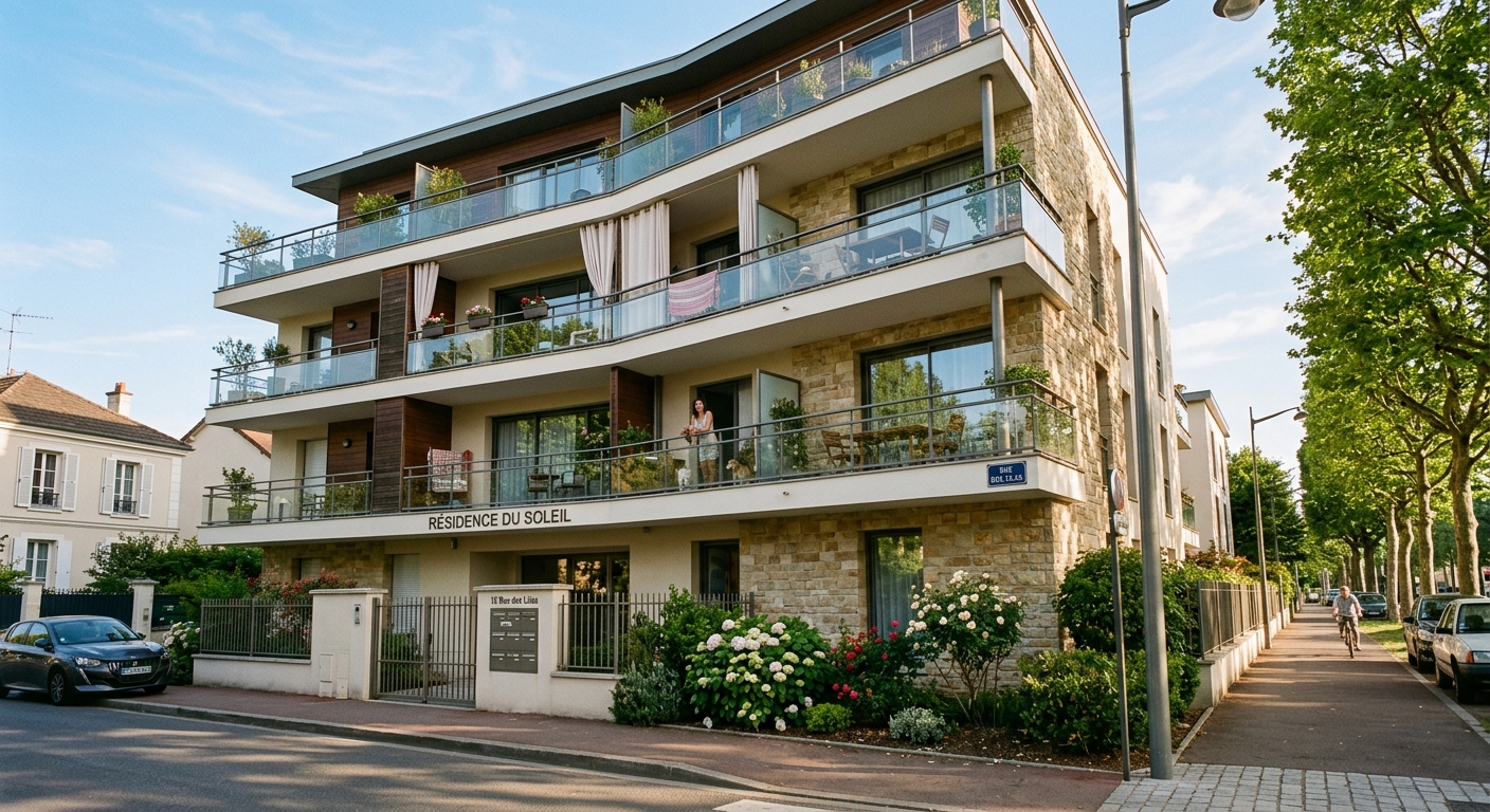 Immeuble neuf résidentiel à Clamart en Hauts-de-Seine