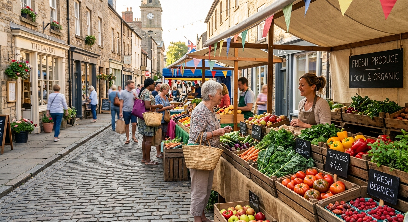 Marché local du centre-ville de Bezons
