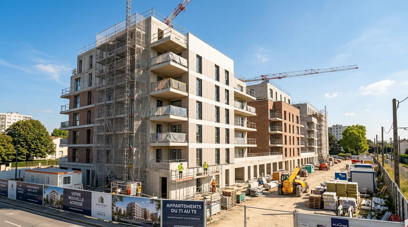 Programme immobilier neuf en VEFA en cours de construction en Île-de-France